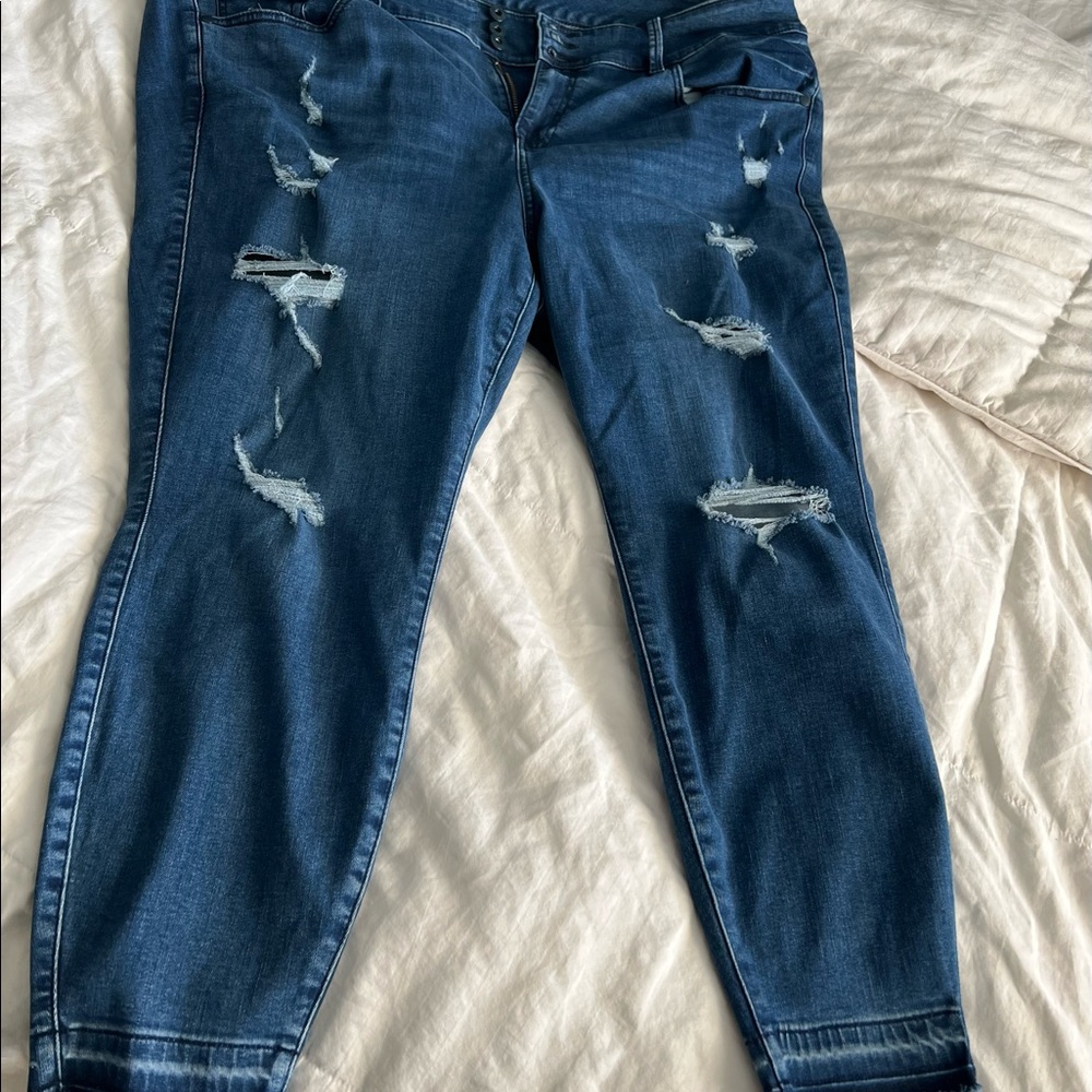 Torrid size 20s jegging super soft dark wash